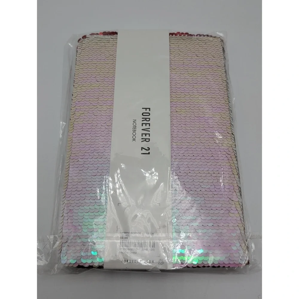 Brand New Love Heart Sequin Notebook Daily Notepad Diary Forever 21 Valentine
